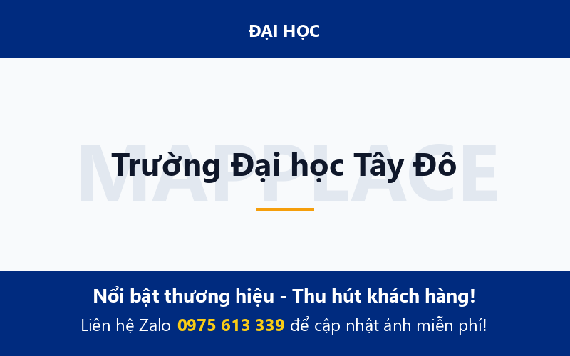 Trường Đại học Tây Đô