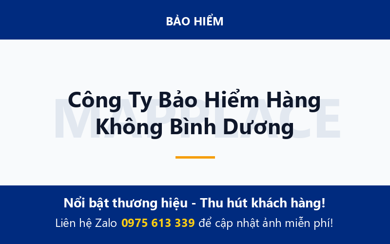 Công Ty Bảo Hiểm Hàng Không Bình Dương