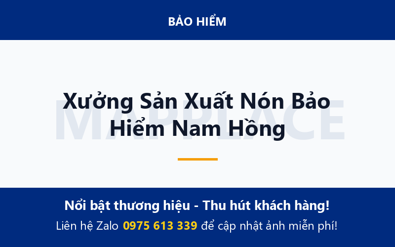 Xưởng Sản Xuất Nón Bảo Hiểm Nam Hồng