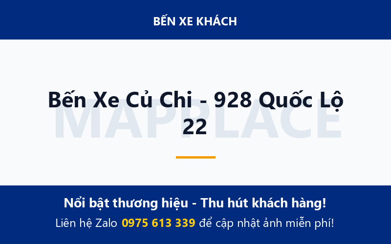 Bến Xe Củ Chi - 928 Quốc Lộ 22