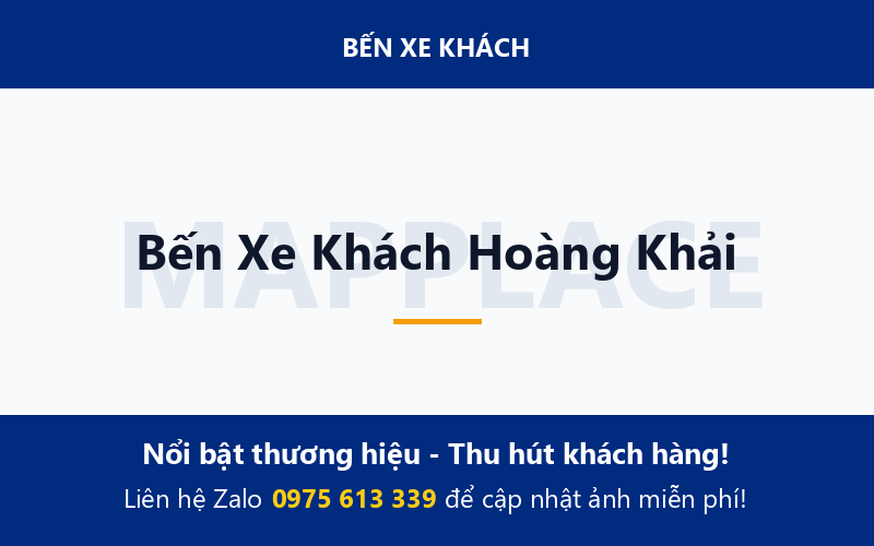 Bến Xe Khách Hoàng Khải