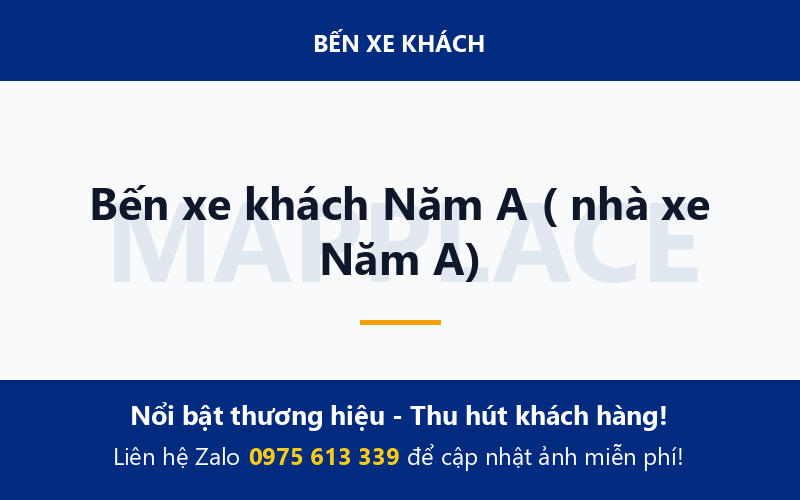 Bến xe khách Năm A ( nhà xe Năm A)