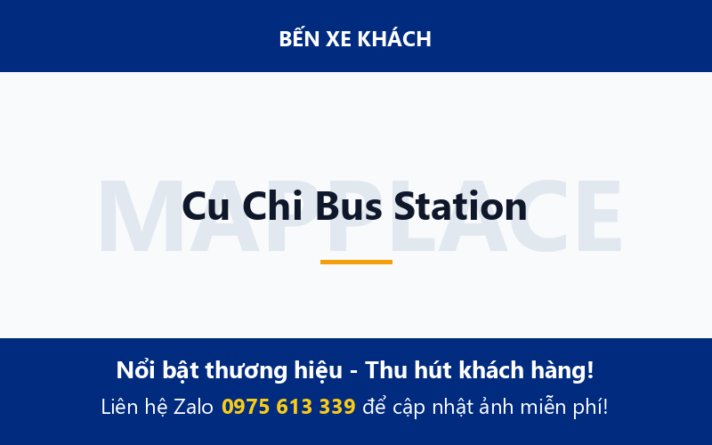 Cu Chi Bus Station
