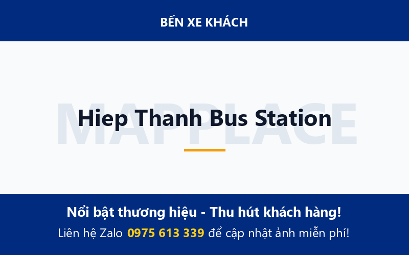 Hiep Thanh Bus Station