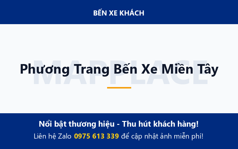 Phương Trang Bến Xe Miền Tây