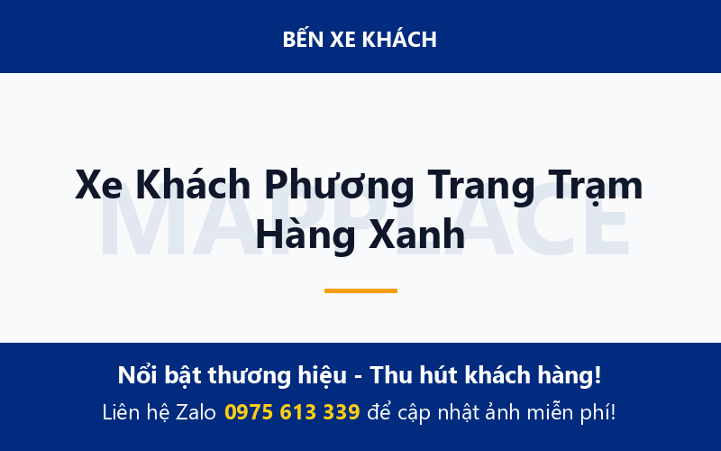 Xe Khách Phương Trang Trạm Hàng Xanh