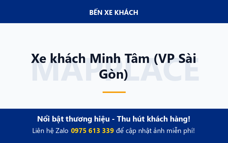 Xe khách Minh Tâm (VP Sài Gòn)