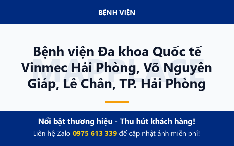 Bệnh viện Đa khoa Quốc tế Vinmec Hải Phòng, Võ Nguyên Giáp, Lê Chân, TP. Hải Phòng