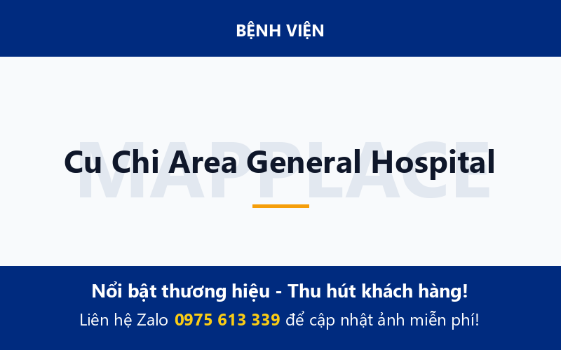 Cu Chi Area General Hospital