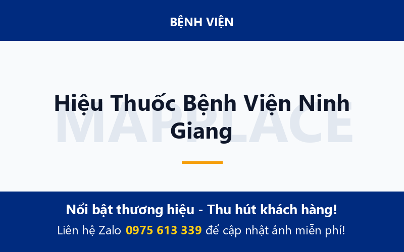 Hiệu Thuốc Bệnh Viện Ninh Giang
