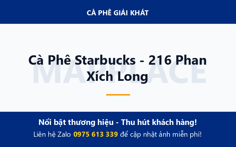 Cà Phê Starbucks - 216 Phan Xích Long