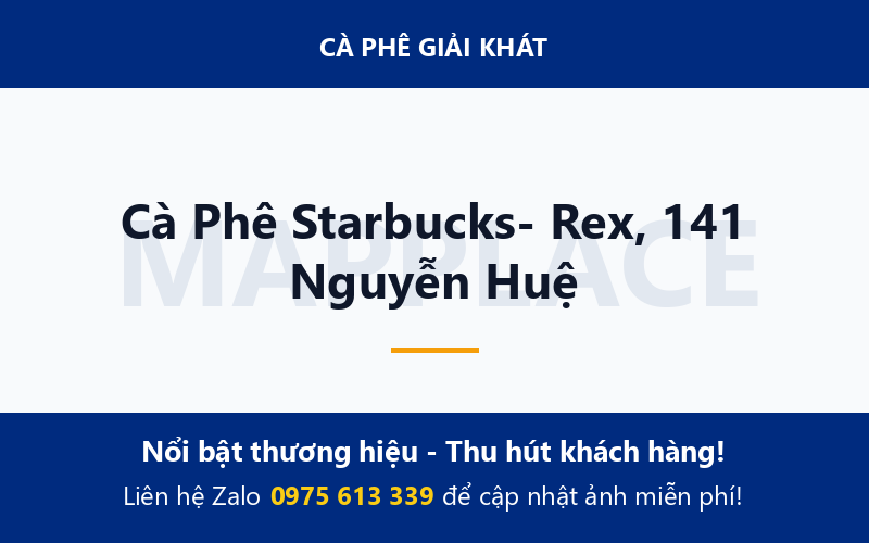 Cà Phê Starbucks- Rex, 141 Nguyễn Huệ