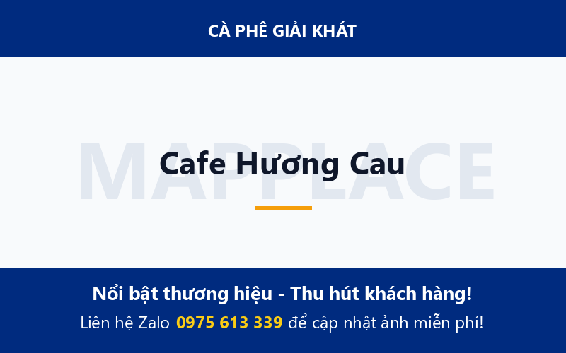 Cafe Hương Cau