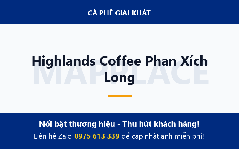 Highlands Coffee Phan Xích Long