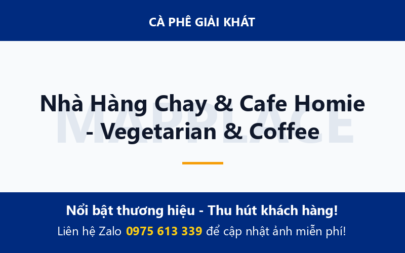 Nhà Hàng Chay & Cafe Homie - Vegetarian & Coffee