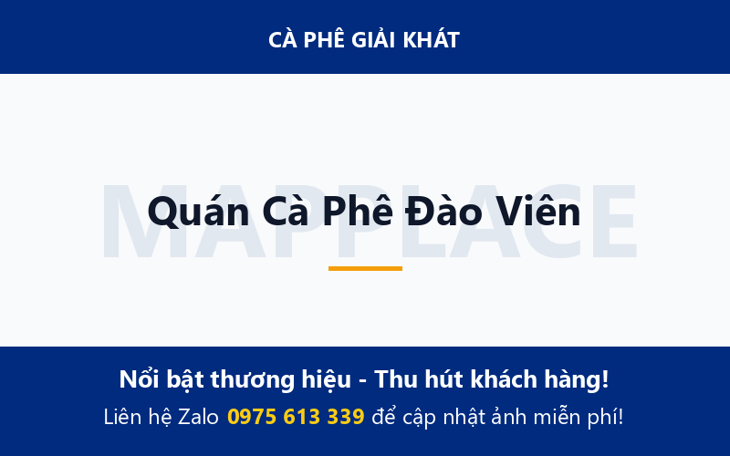Quán Cà Phê Đào Viên