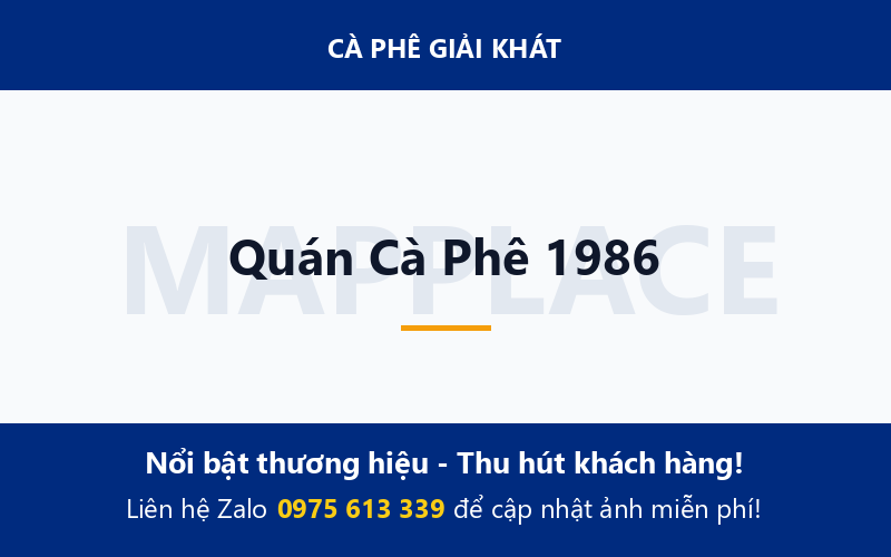 Quán Cà Phê 1986
