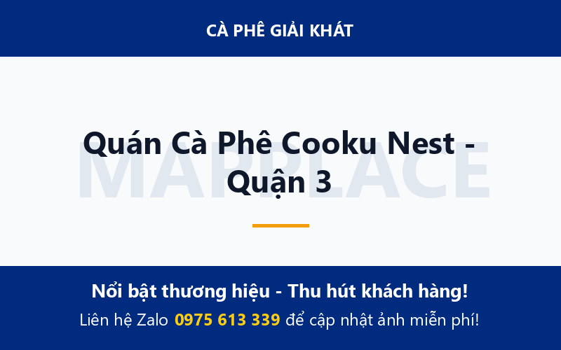 Quán Cà Phê Cooku Nest - Quận 3