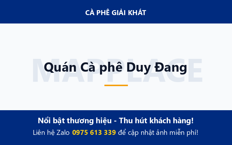 Quán Cà phê Duy Đang