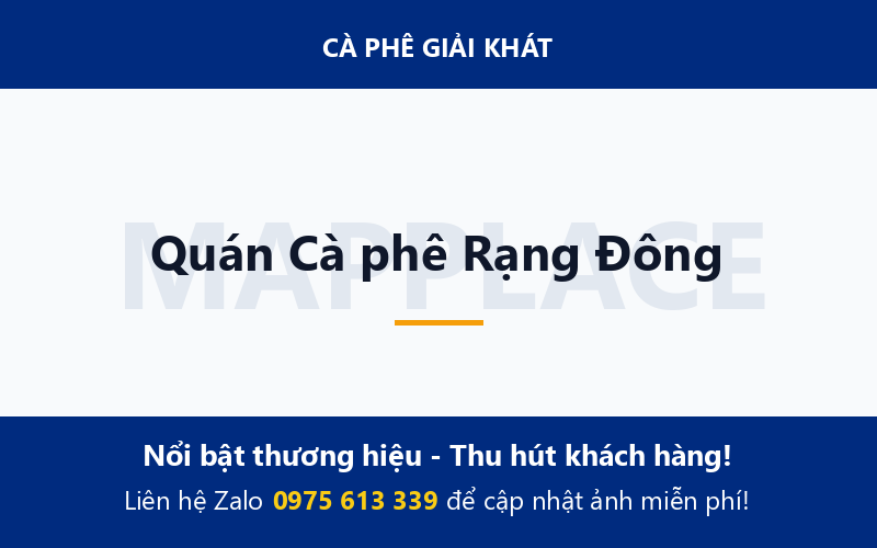 Quán Cà phê Rạng Đông