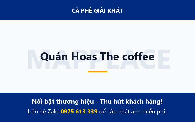 Quán Hoas The coffee