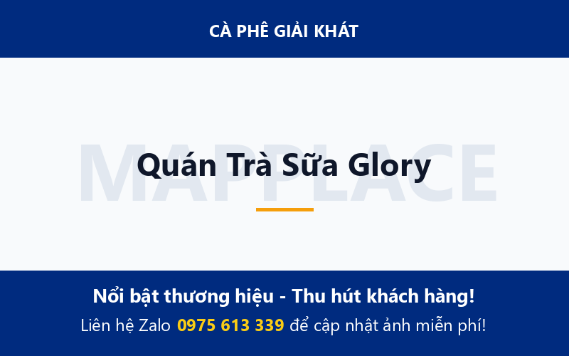 Quán Trà Sữa Glory