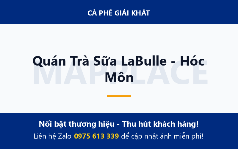 Quán Trà Sữa LaBulle - Hóc Môn