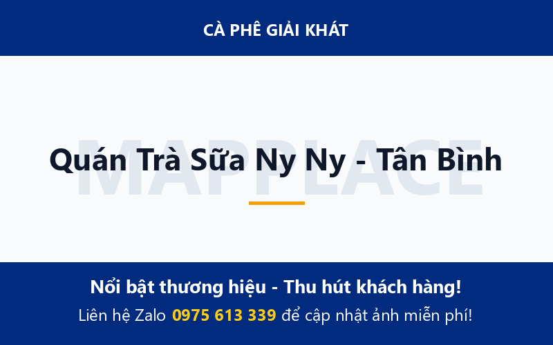 Quán Trà Sữa Ny Ny - Tân Bình