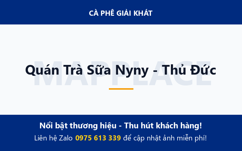 Quán Trà Sữa Nyny - Thủ Đức