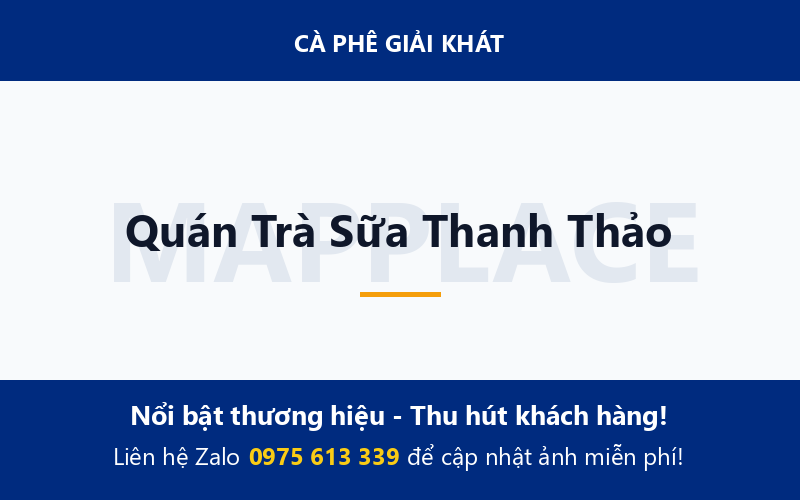 Quán Trà Sữa Thanh Thảo