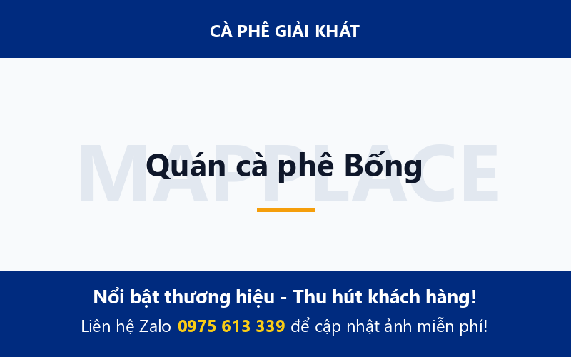 Quán cà phê Bống