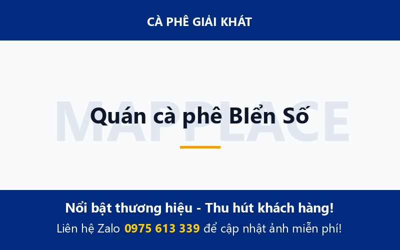 Quán cà phê BIển Số