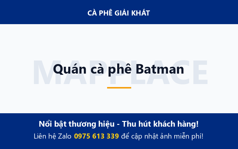 Quán cà phê Batman