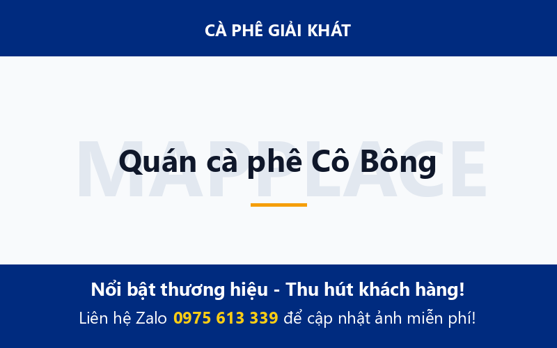 Quán cà phê Cô Bông