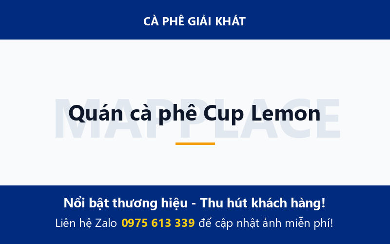 Quán cà phê Cup Lemon