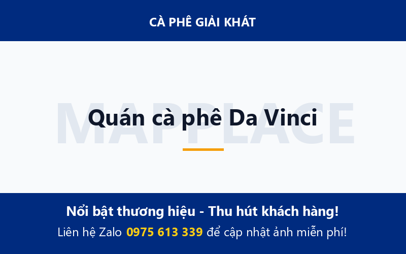 Quán cà phê Da Vinci