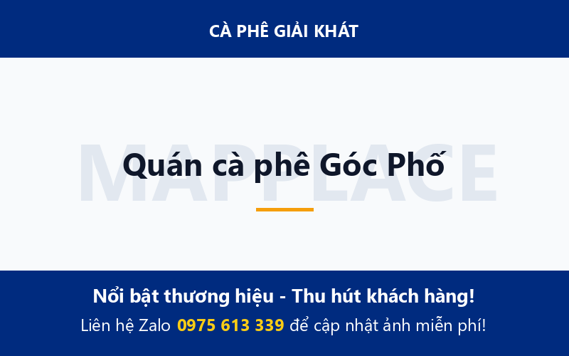 Quán cà phê Góc Phố