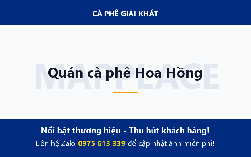 Quán cà phê Hoa Hồng