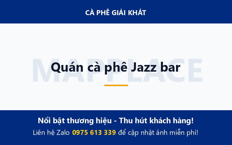 Quán cà phê Jazz bar