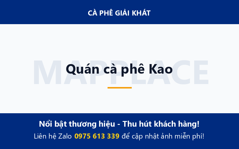 Quán cà phê Kao