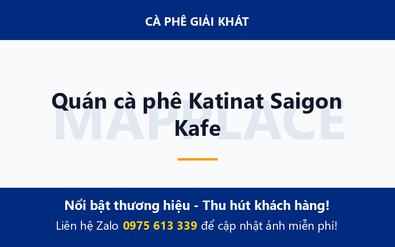 Quán cà phê Katinat Saigon Kafe