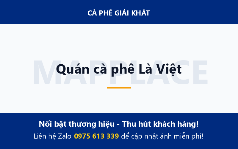 Quán cà phê Là Việt