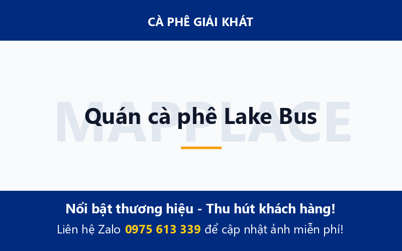 Quán cà phê Lake Bus