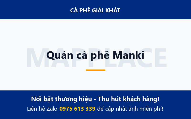 Quán cà phê Manki