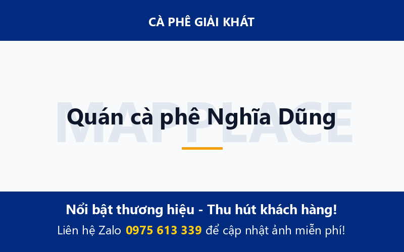 Quán cà phê Nghĩa Dũng