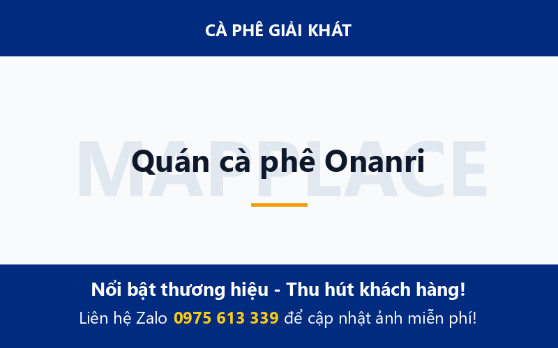 Quán cà phê Onanri