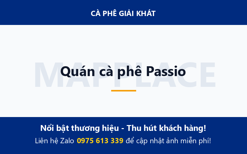 Quán cà phê Passio