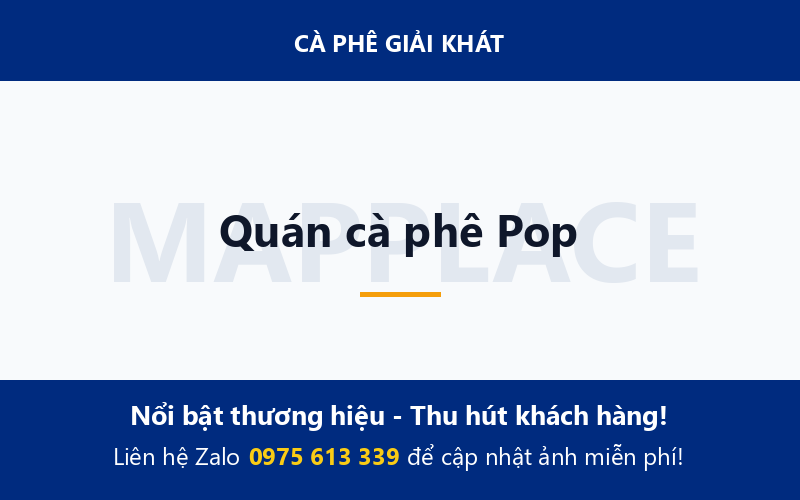 Quán cà phê Pop