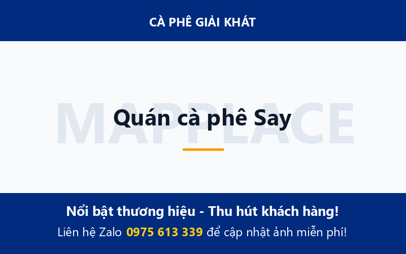 Quán cà phê Say