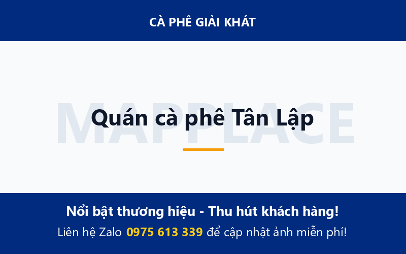 Quán cà phê Tân Lập